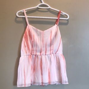 Guess peplum tank top